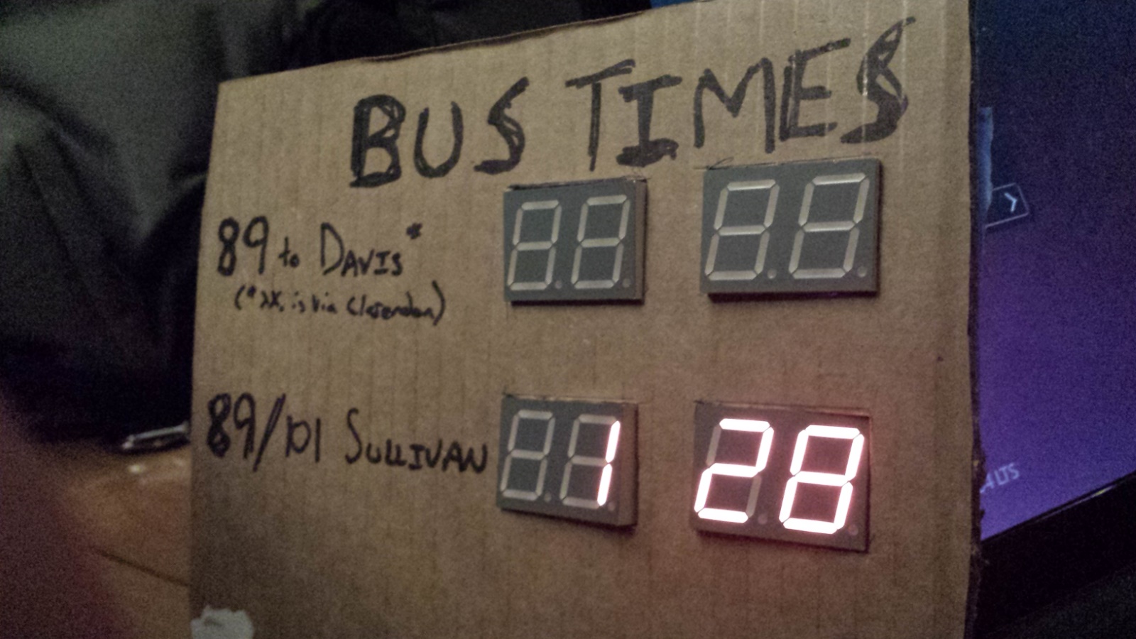 NextBus Sign 1